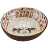 Coconut Bowl Mother of Pearl Inlay