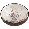 Coconut Bowl Mother of Pearl Inlay