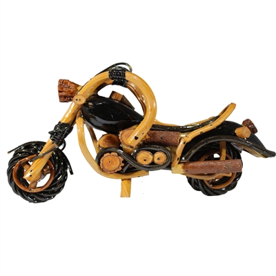 Motorcycle Wood Black