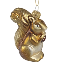 *Squirrel Glass Ornament 1Dz
