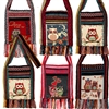 Owl Woven Shoulder Purse