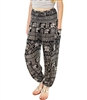 .Jeannie Pants Black-White