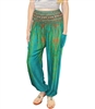 .Jeannie Pants Blue & Green