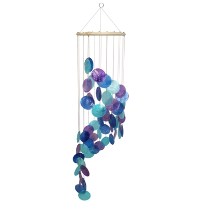 Island Cove Spiral Capiz Shell Chime