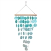 Aqua Waterfall Capiz Shell Chime