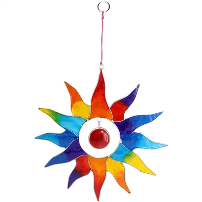 Rainbow Sun Nugget Suncatcher