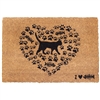 Cat Heart Door Mat