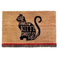 Cat Messages Door Mat