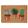 Cactus Pots Door Mat