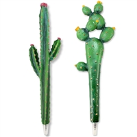 -Prickly Pear & Saguaro Cactus Pens Asst 1Dz