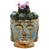 Buddha Bust Porcelain Planter Pot