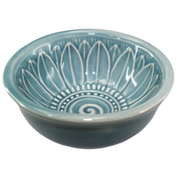 River Blue Flower Bowl