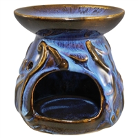 Ancient Sky Oil Burner Ceramic Blue/Brown