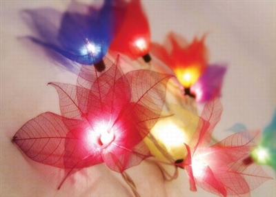 Bloomination Natural Leaf Lights Multi-Color