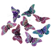 Mardi Gras Jumbo Glitter Butterfly Garland