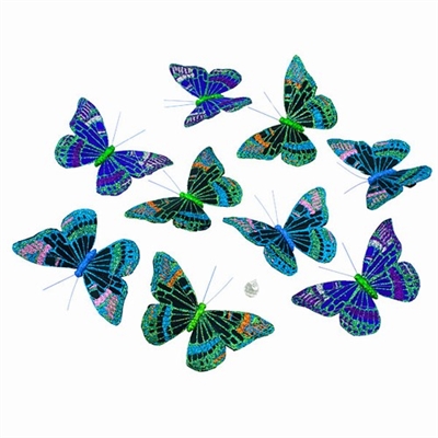 -Midnight Butterfly Garland