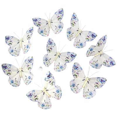 Fantasy Roses Butterfly Garland