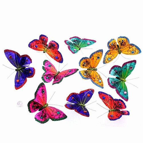 -Winter Royals Butterfly Garland