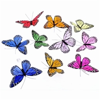 Rainbow Monarch Butterfly Garland