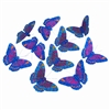 Royal Blue Glitr Butterfly Garland