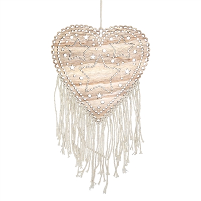 My Heart & The Stars Wood Ornament 1Dz