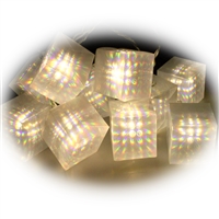 Iridescent Box LED String Lights