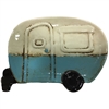 Capitan Travel Trailer Ceramic Ecru and Blue