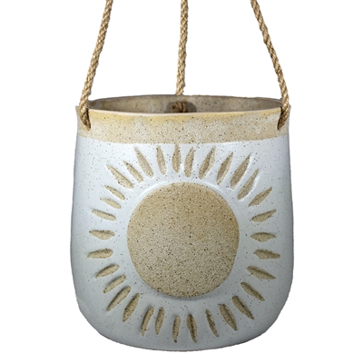 Sunny Day Ceramic Hging Planter Pot