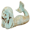 Shoalie Mermaid Statue Antique Cyan