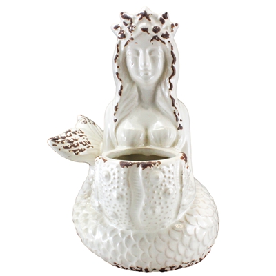 Goddess Mermaid & Urchin Planter