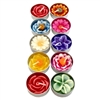 Flower Tea Lights Asstd Scented