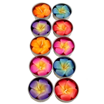 Plumeria Tea Light Candle Scented