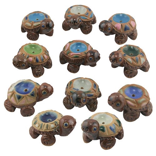 Ceramic Turtle Incense Holders