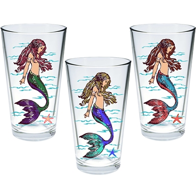 Mermaid Water Glass