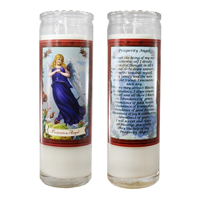 Prosperity Angel Candle Jar